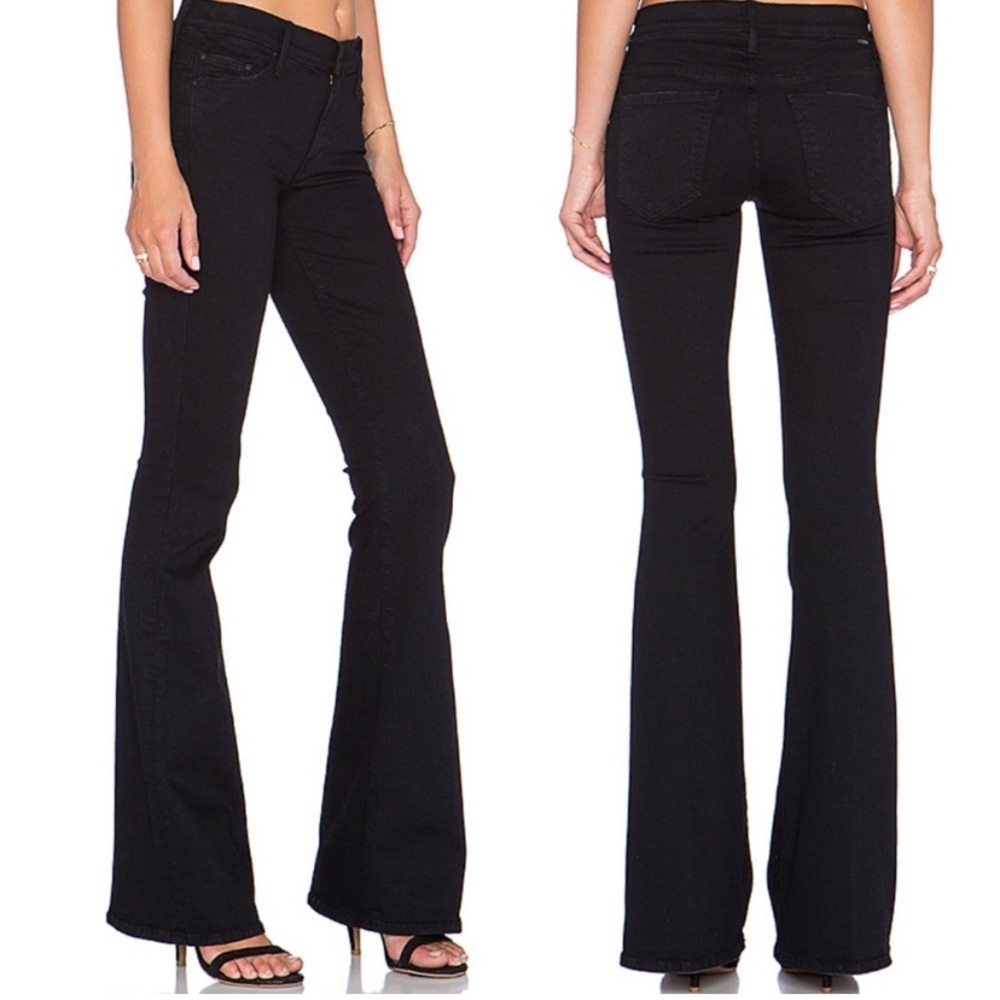 MOTHER The Cruiser Black Flair Jeans